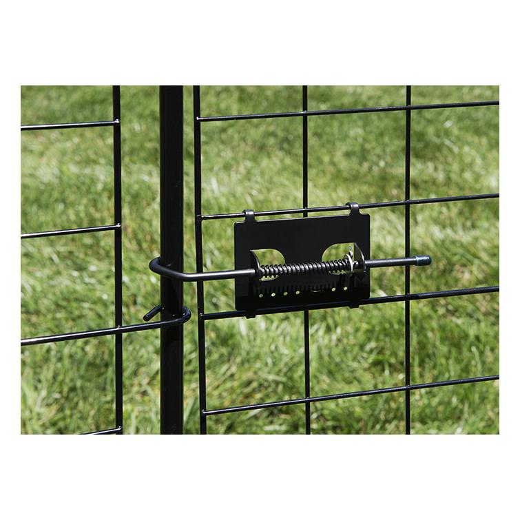 41in Tall Zippity Black Metal Garden Fence Gate